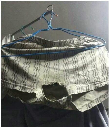 舍友能把内裤穿成这样，我也是醉醉的了