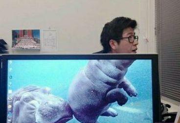 逗比错位图片 神同步啊