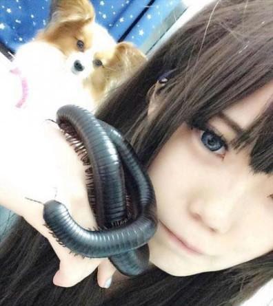 美女的爱好口味真重