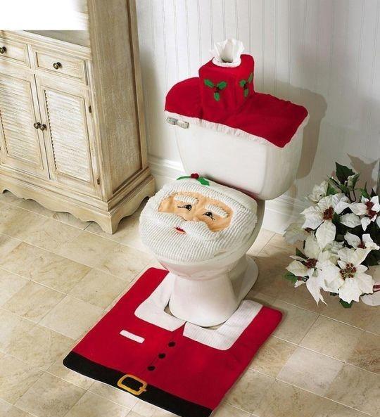 马桶打扮成苦样 不好意思上了