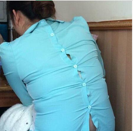 美女啊 我都心疼这个衣服了