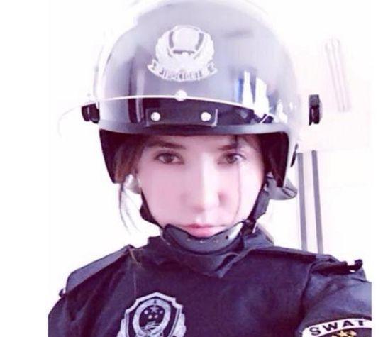 中国女警都这么漂亮就好了