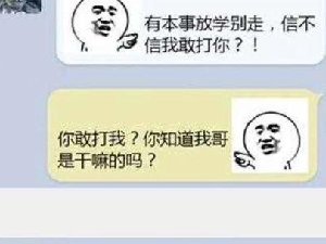 逗比聊天记录 有本事放学别走