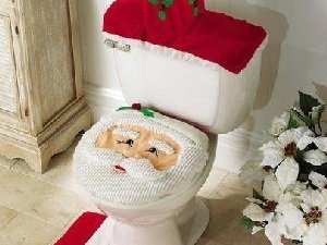 马桶打扮成苦样 不好意思上了